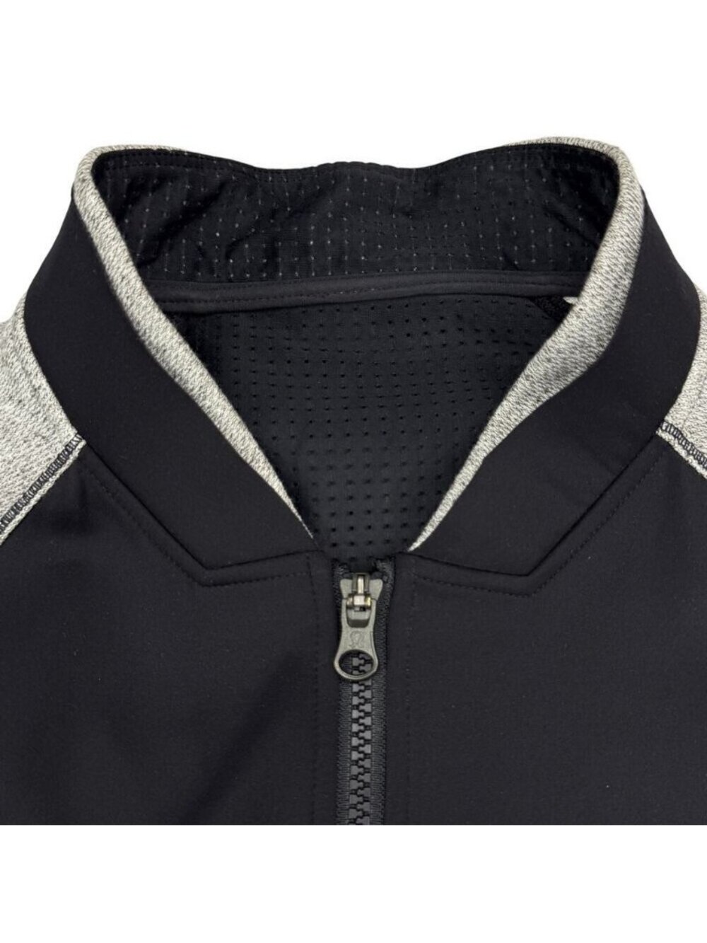 Lululemon Var-City Lightweight Bomber Jacket In Black / Heathered Black - Picture 7 of 11